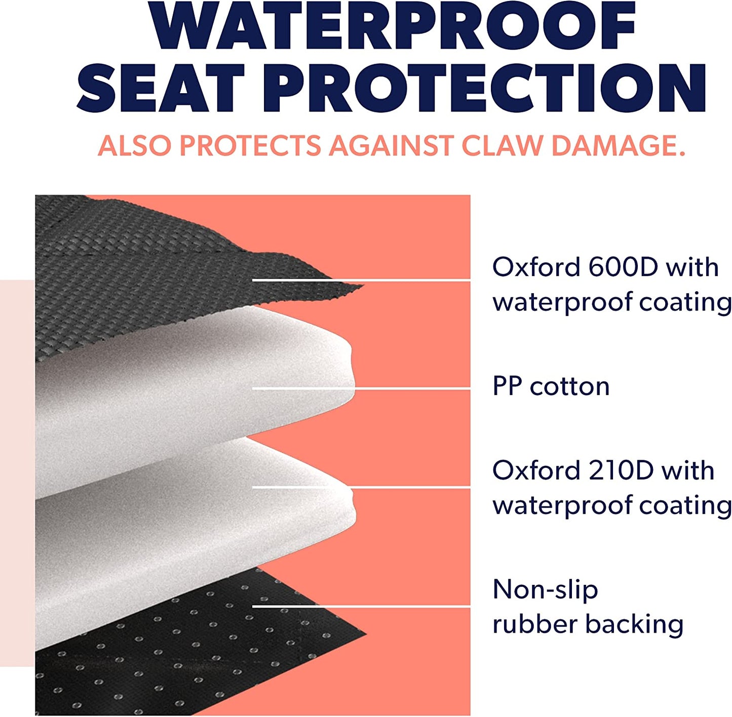 "Protect Your Car Seats with the Ultimate Waterproof and Durable Dog Seat Cover - Keep Your Vehicle Spotless and Scratch-Free!"