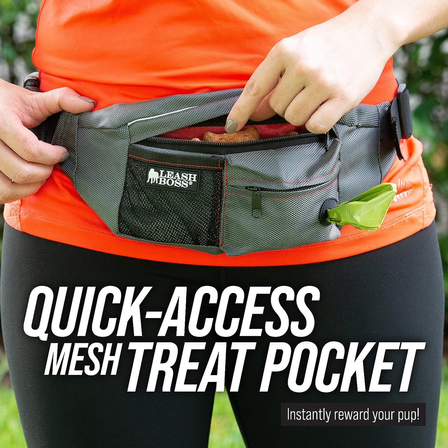 "Ultimate Dog Training Treat Pouch | Convenient Portable Snack Container for Pet Training | Stylish Fanny Pack for On-The-Go Pet Owners"