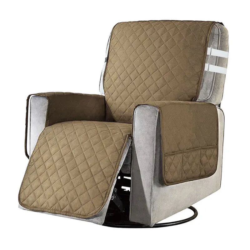 "Ultimate Comfort and Protection: Quilted Sofa Cover - Perfect for Pets, Kids, and Everyday Use! Prevents Wear and Slips, Secures Your Couch with Style!"