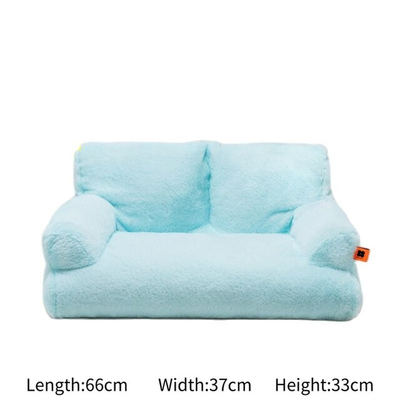 "Ultimate Comfort and Style: Exquisite Fur Pet Sofa Bed for Cats and Dogs - Perfect for Summer Relaxation!"