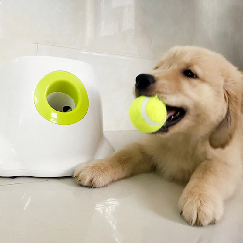 "Ultimate Dog Ball Launcher: Unleash the Fun with Automatic Tennis Ball Thrower for Energetic Dogs!"