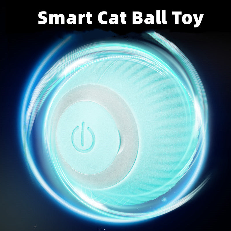 "Smart Electric Cat Ball Toy - Interactive, Self-Moving, and Perfect for Indoor Playtime with Your Feline Friend!"