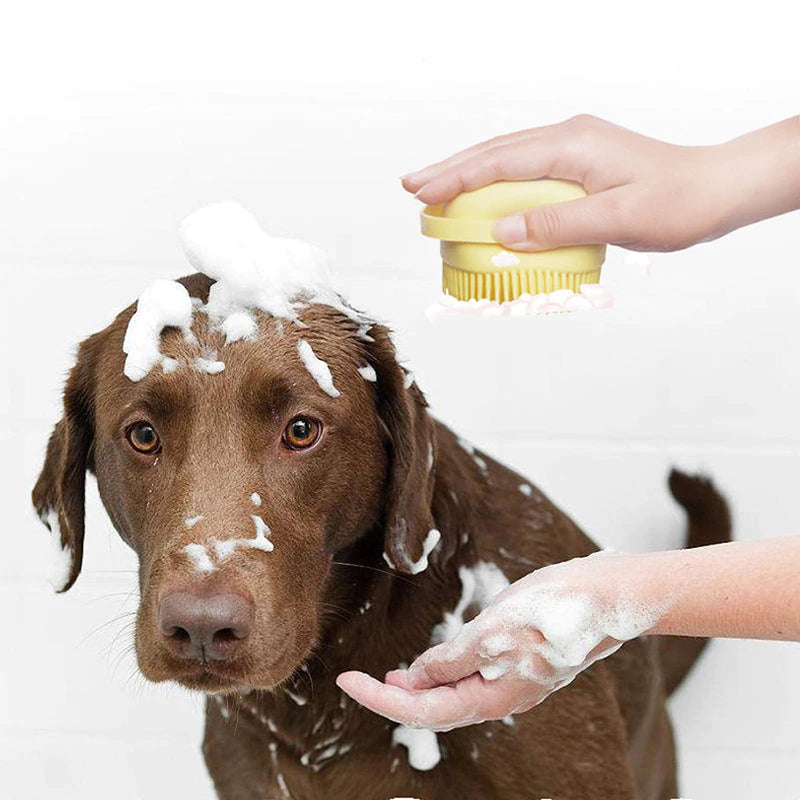 "Ultimate Pet Grooming Glove - Pamper Your Furry Friend with a Gentle and Luxurious Bathing Experience!"