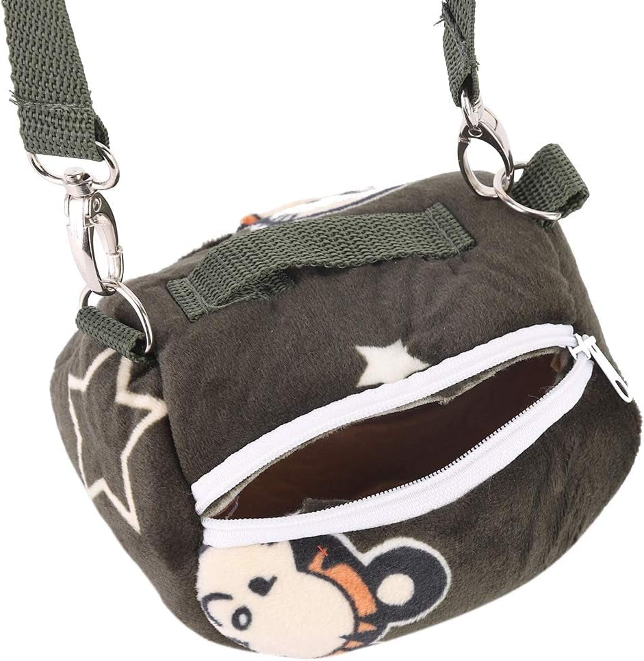 "Ultimate Portable Pet Carrier Bag - Stay Stylish on the Go with Breathable Design for Small Animals like Hedgehogs, Hamsters, and Squirrels - Perfect for Outdoor Adventures! (Size: Large)"