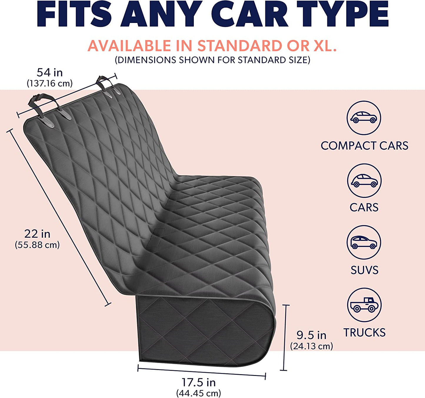 "Protect Your Car Seats with the Ultimate Waterproof and Durable Dog Seat Cover - Keep Your Vehicle Spotless and Scratch-Free!"