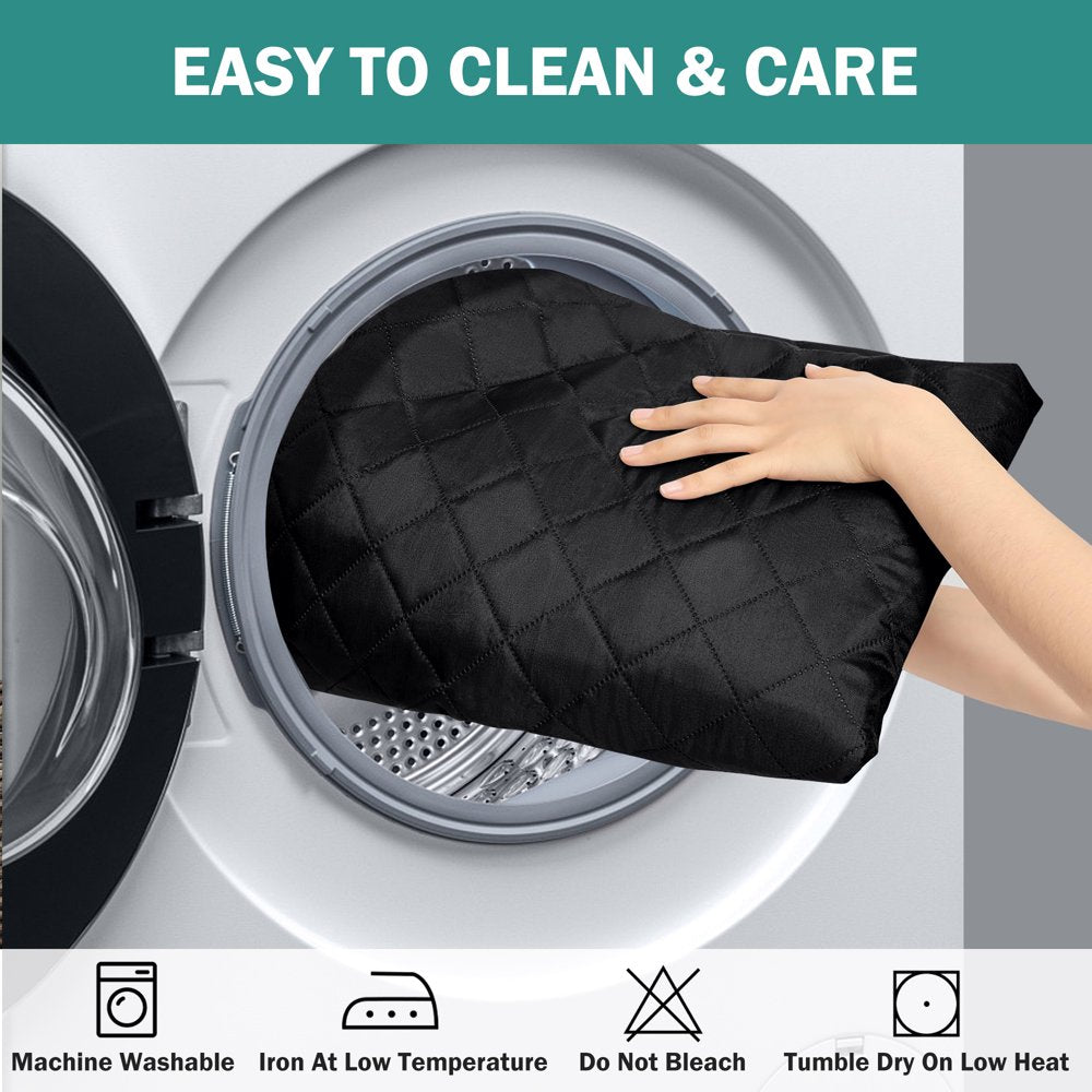 "Ultimate Waterproof Sofa Cover: Protect Your Couch from Pets, Kids, and Spills with this Stylish, Machine Washable Slipcover - Non-Slip and Perfect for Chairs - Sleek Black Design"