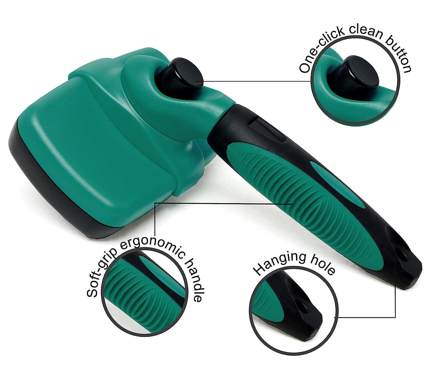 "Ultimate Pet Grooming Tool: Self-Cleaning Slicker Brush for Effortless Deshedding and Grooming of Dogs and Cats"