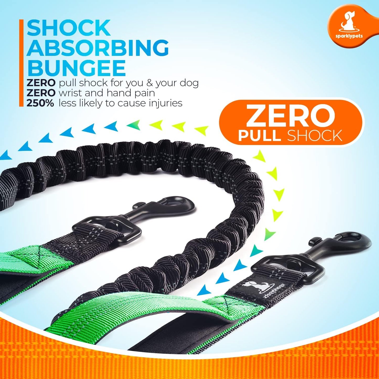 "Ultimate Hands-Free Dog Leash - Train, Walk, Jog, and Run with Ease - Perfect for Medium and Large Dogs - Reflective and Stylish - Green - Ideal for 1 Dog"