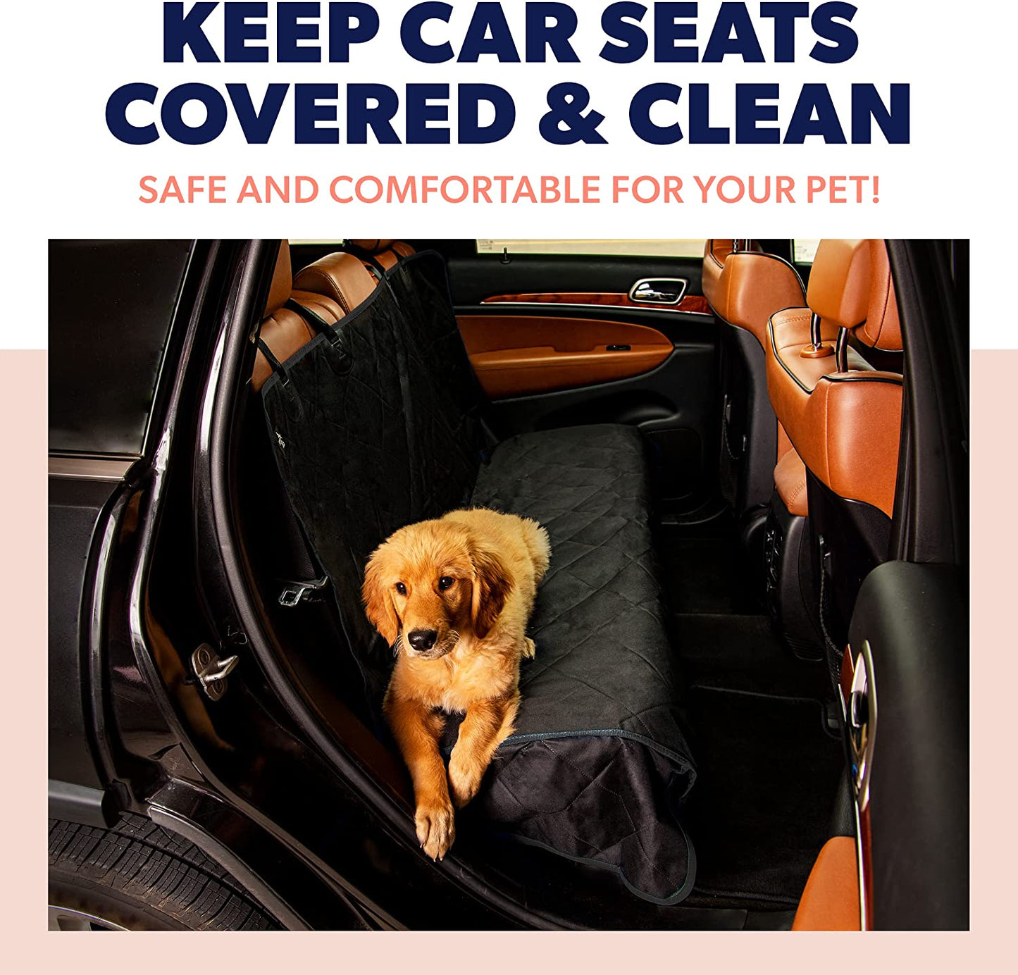 "Protect Your Car Seats with the Ultimate Waterproof and Durable Dog Seat Cover - Keep Your Vehicle Spotless and Scratch-Free!"