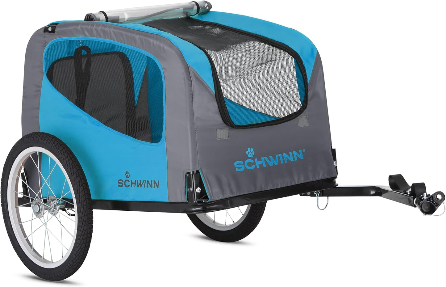 "Rascal Bike Dog Trailer: The Perfect Ride for Your Furry Friend! Easy Folding, Quick Release Wheel, and Washable Non-Slip Lining Included!"