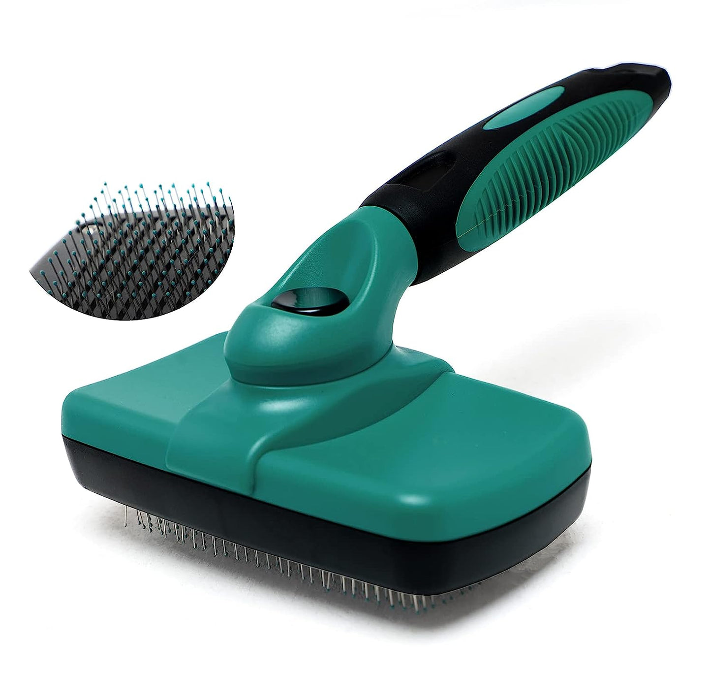 "Ultimate Pet Grooming Tool: Self-Cleaning Slicker Brush for Effortless Deshedding and Grooming of Dogs and Cats"