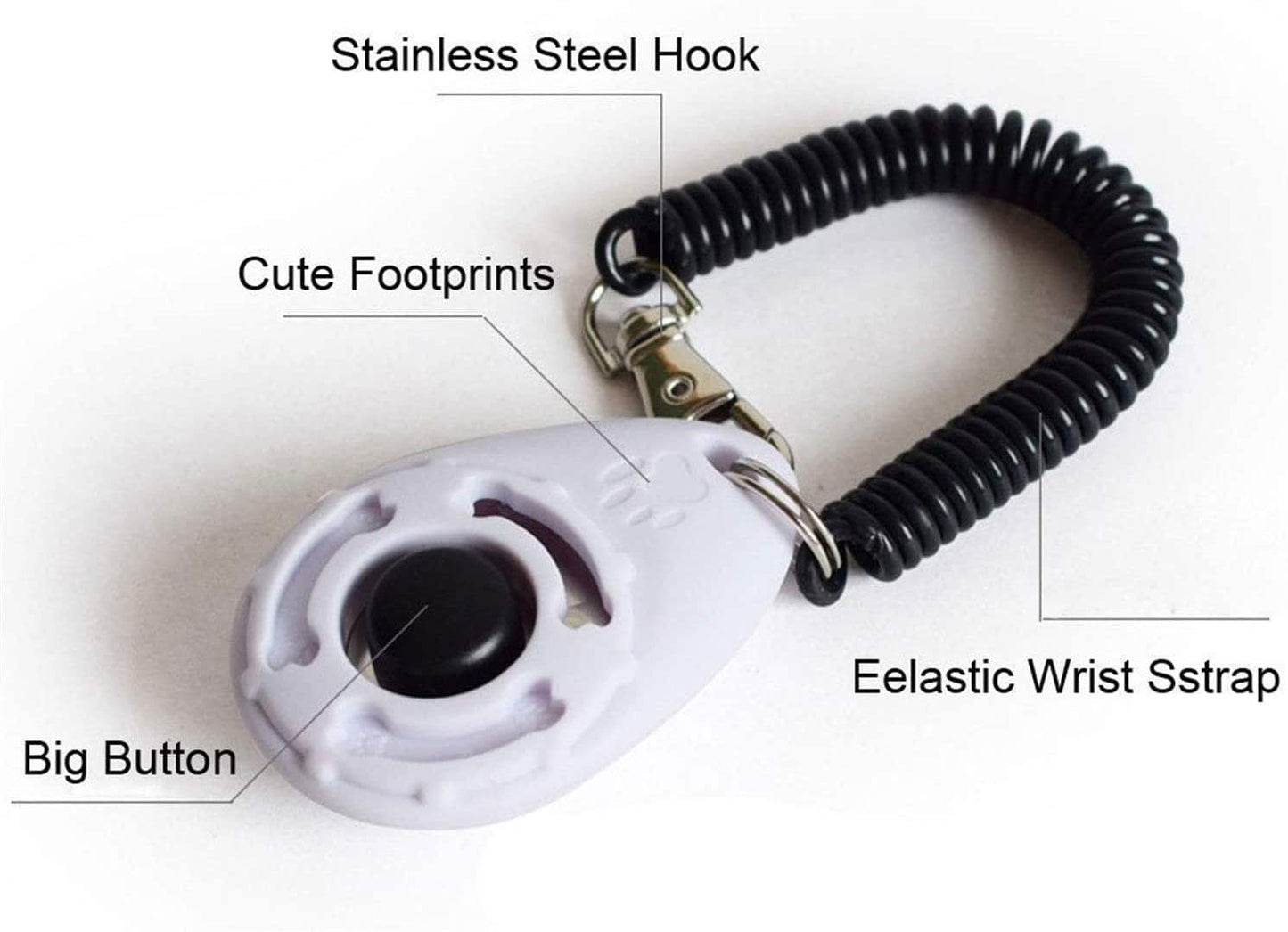 "Ultimate Pet Training Clicker Set - 3 Pack with Wrist Strap! Train Your Dog, Puppy, Cat, Bird, Horse, and More!"