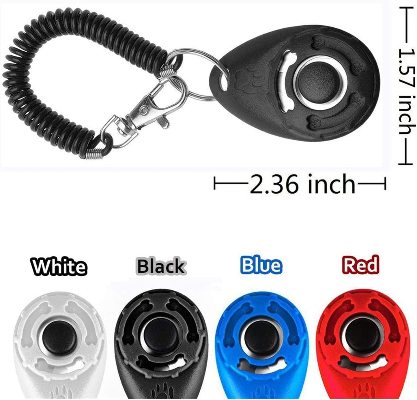 "Ultimate Pet Training Clicker Set - 3 Pack with Wrist Strap! Train Your Dog, Puppy, Cat, Bird, Horse, and More!"
