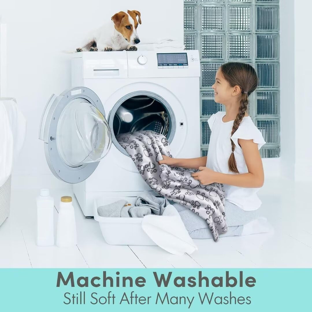 "Ultimate Comfort for Your Furry Friend: Premium Soft Dog Blanket - Washable, Calming and Perfect for Medium and Small Dogs - The Ideal Pet Gift!"