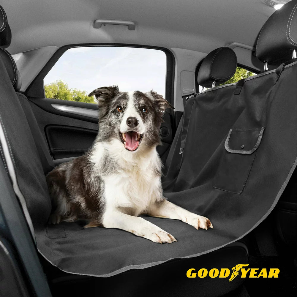 "Ultimate Dog Hammock Car Seat Cover: Keep Your Car Clean and Your Pet Happy with our Waterproof Protector!"