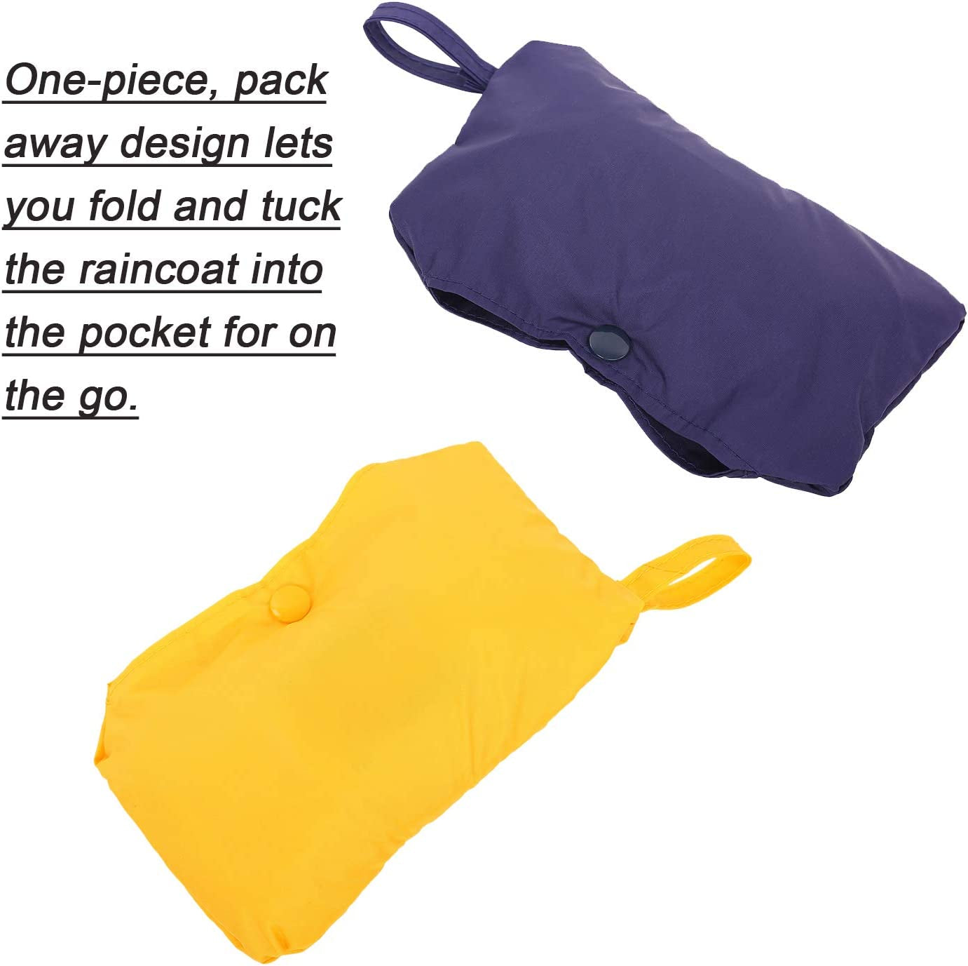 "Stay Dry in Style! Packable Hooded Dog Rain Jacket with Reflective Strips - Perfect for Small, Medium, and Large Dogs - Lightweight and Adjustable - Vibrant Yellow - Size XL"