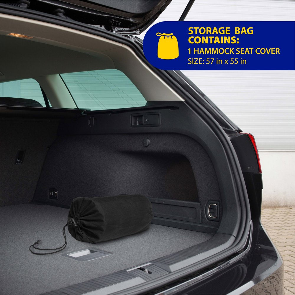 "Ultimate Dog Hammock Car Seat Cover: Keep Your Car Clean and Your Pet Happy with our Waterproof Protector!"