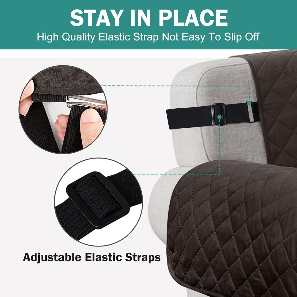 "Ultimate Waterproof Sofa Cover: Easy-Care, Pet-Friendly Couch Protector in Stylish Brown - Ideal for Kids and Pets!"