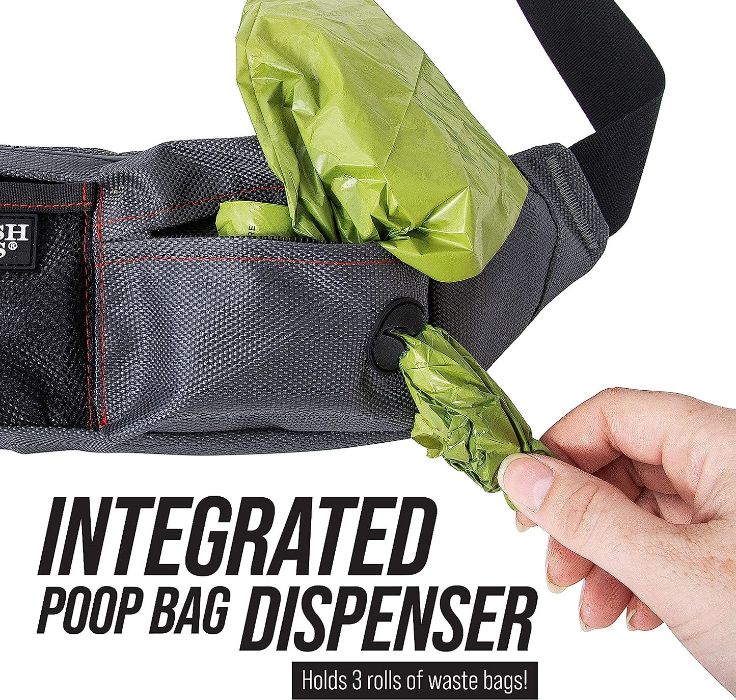 "Ultimate Dog Training Treat Pouch | Convenient Portable Snack Container for Pet Training | Stylish Fanny Pack for On-The-Go Pet Owners"