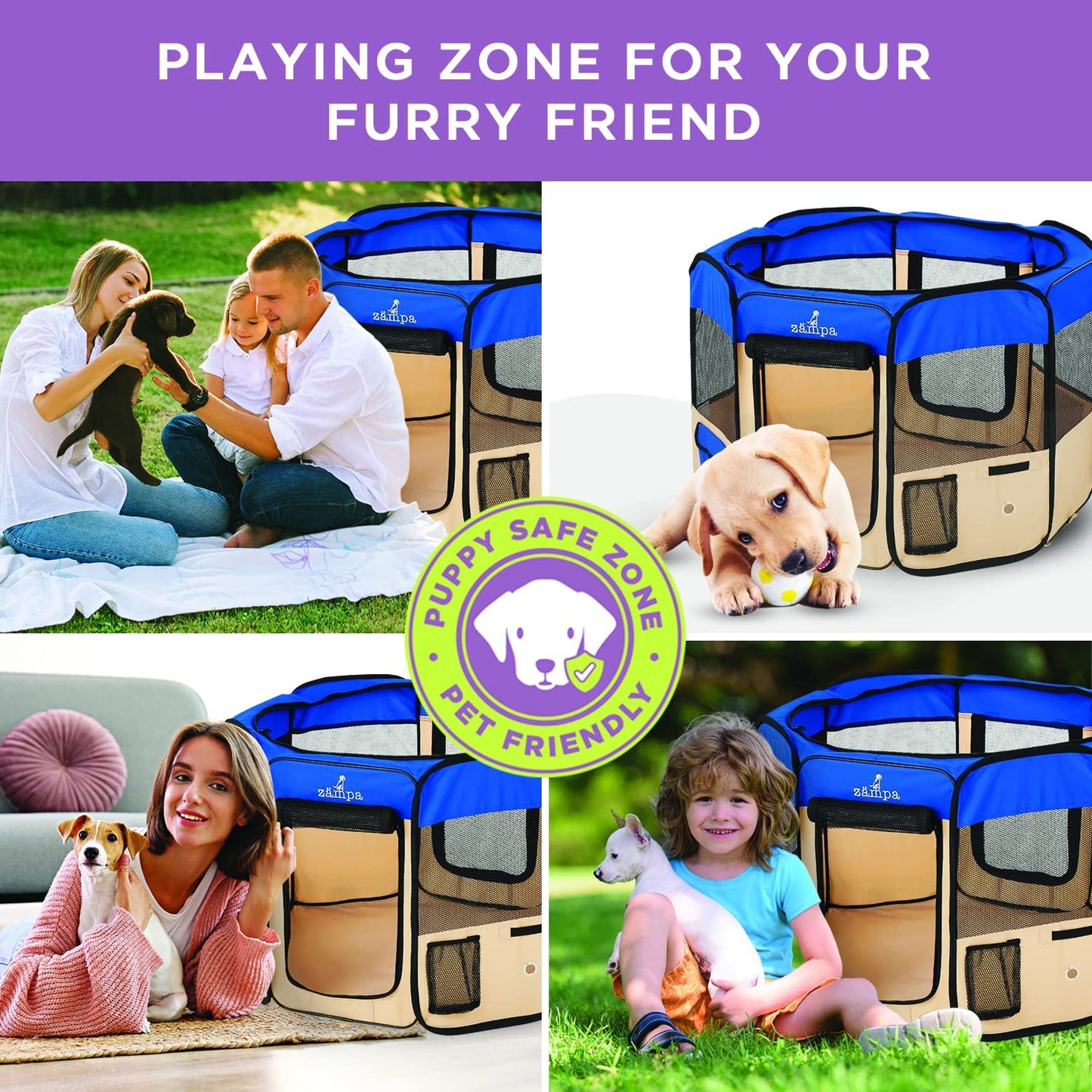 "Ultimate Puppy Playpen: Portable, Foldable, and Versatile Pet Haven for Dogs and Cats - Perfect for Indoor/Outdoor Use and Travel!"