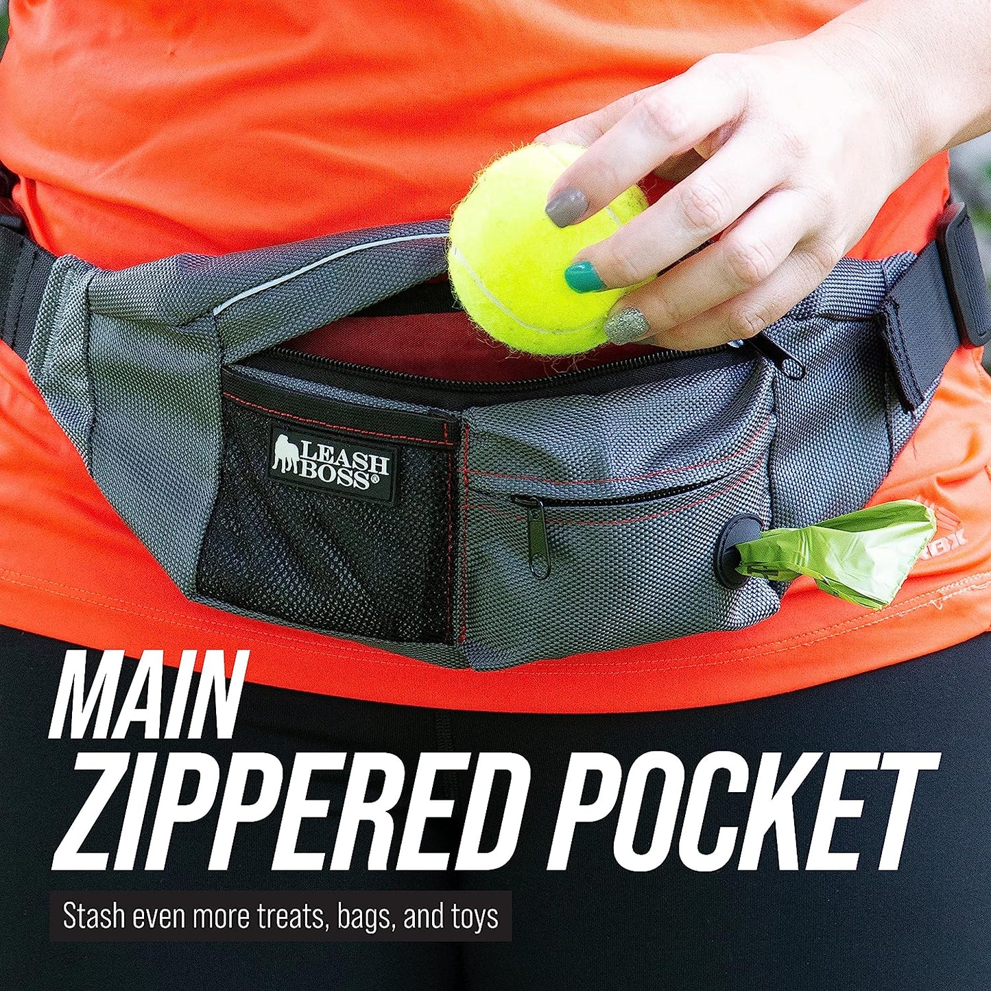 "Ultimate Dog Training Treat Pouch | Convenient Portable Snack Container for Pet Training | Stylish Fanny Pack for On-The-Go Pet Owners"