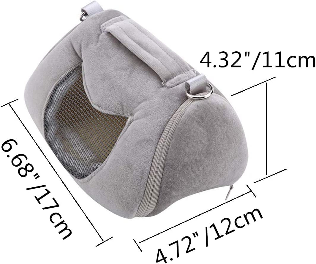 "Travel in Style with the Ultimate Hamster Carrier Bag - Portable, Adjustable, and Perfect for Small Pets!"