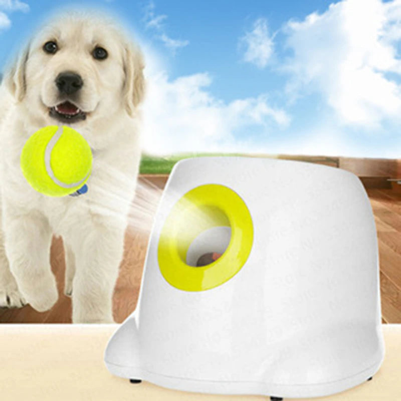 "Ultimate Dog Ball Launcher: Unleash the Fun with Automatic Tennis Ball Thrower for Energetic Dogs!"
