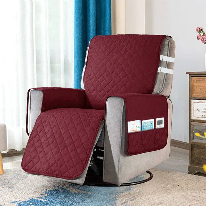 "Ultimate Comfort and Protection: Quilted Sofa Cover - Perfect for Pets, Kids, and Everyday Use! Prevents Wear and Slips, Secures Your Couch with Style!"