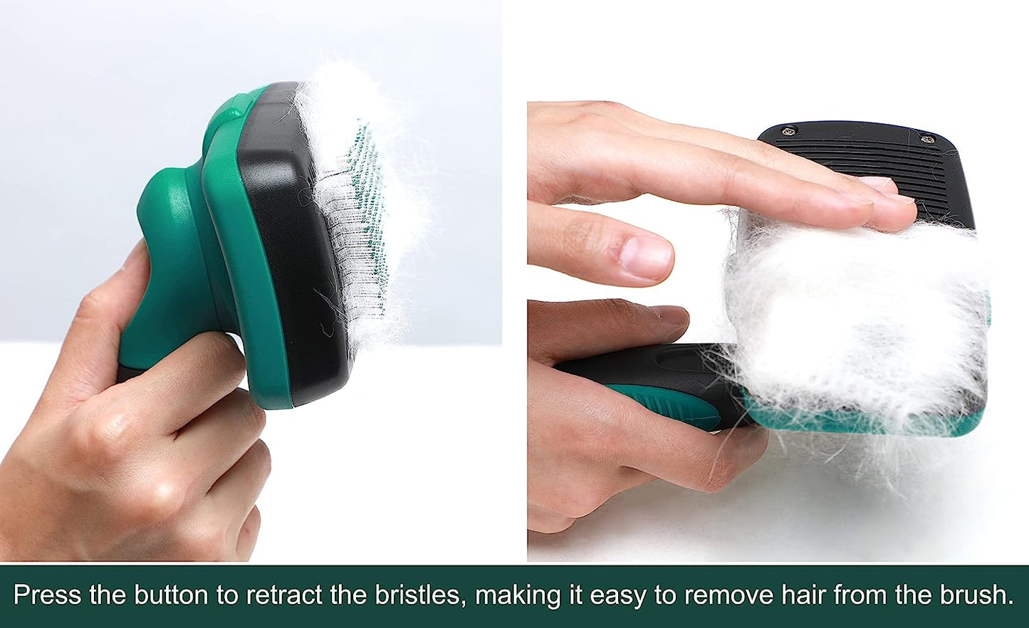 "Ultimate Pet Grooming Tool: Self-Cleaning Slicker Brush for Effortless Deshedding and Grooming of Dogs and Cats"