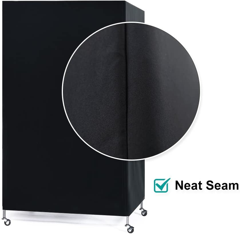 "Ultimate Birdcage Cover: Ensure a Peaceful Night's Sleep for Your Feathered Friend with our Blackout & Breathable Cover - Small, Black, 21 x 21 x 28 Inches"