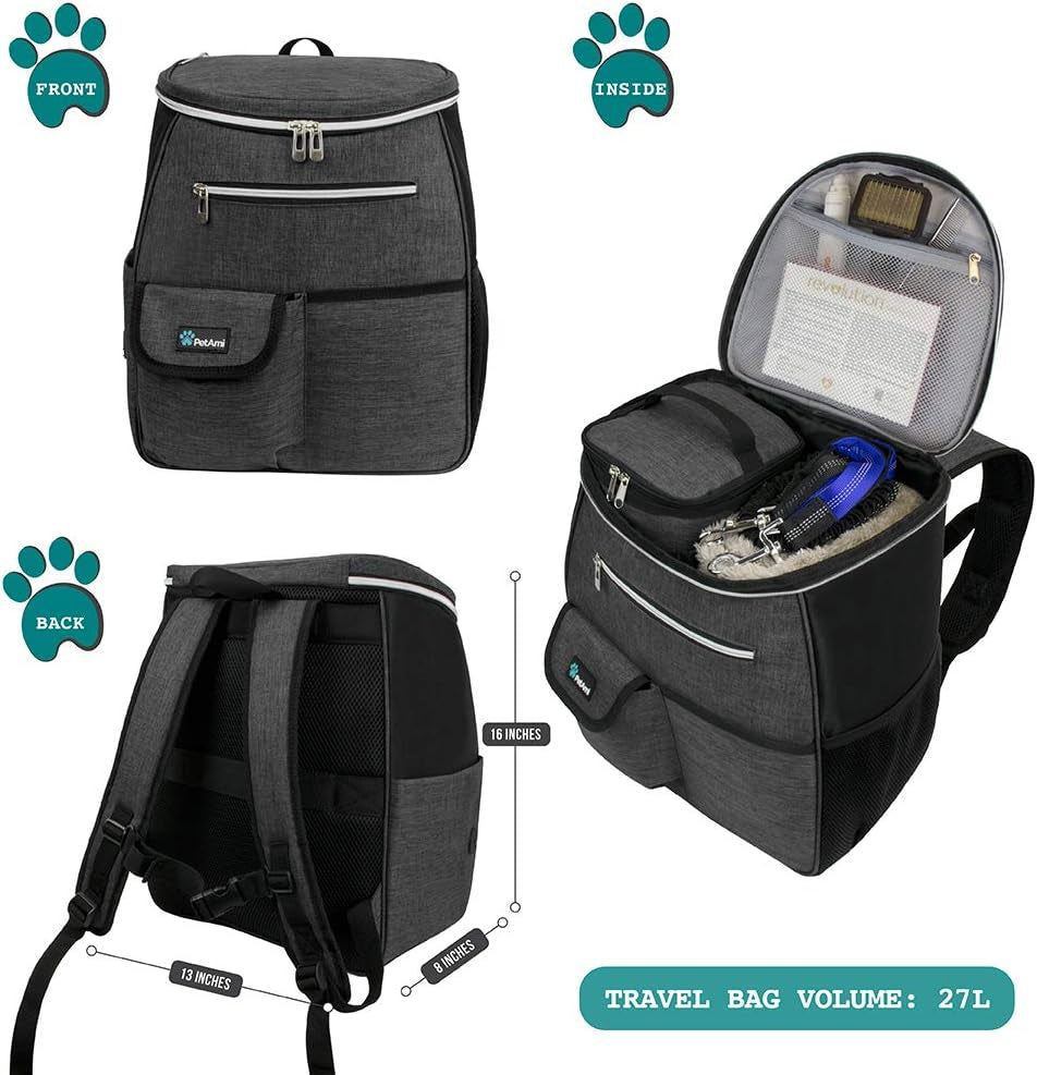 "Adventure Paws: The Ultimate Dog Travel Backpack - Stylish, Airline Approved, and Filled with Must-Have Essentials for Your Furry Companion!"