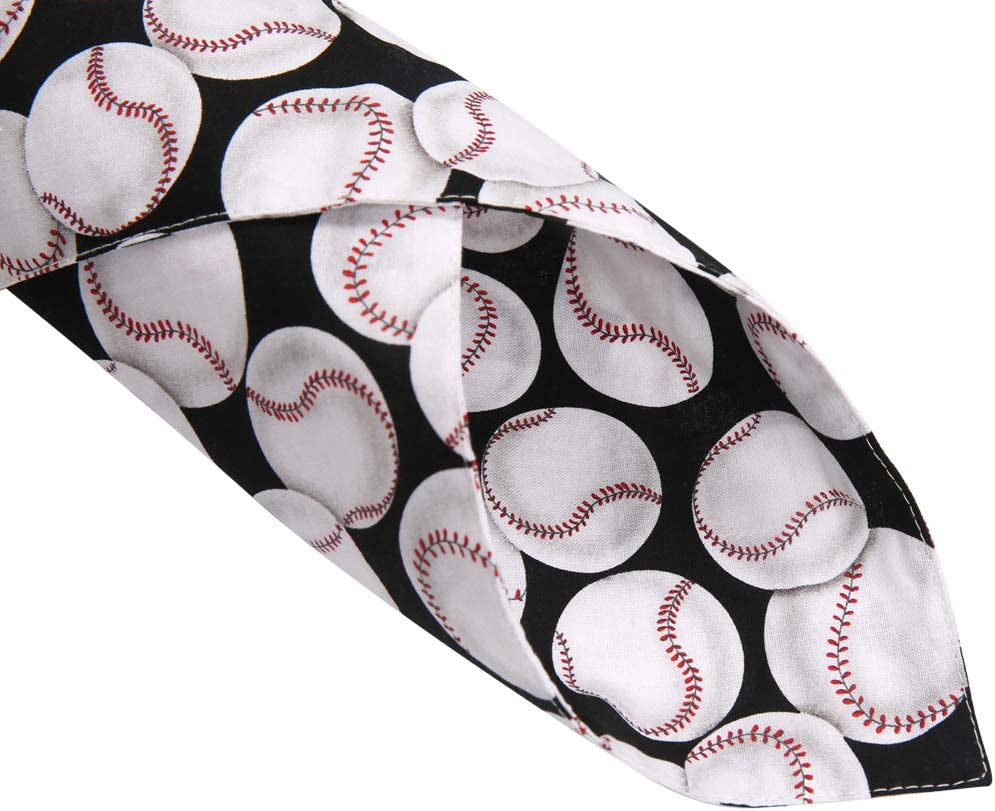 Dog Bandana Reversible Triangle Bibs Scarf Accessories Baseball for Dogs Cats Pets Animals