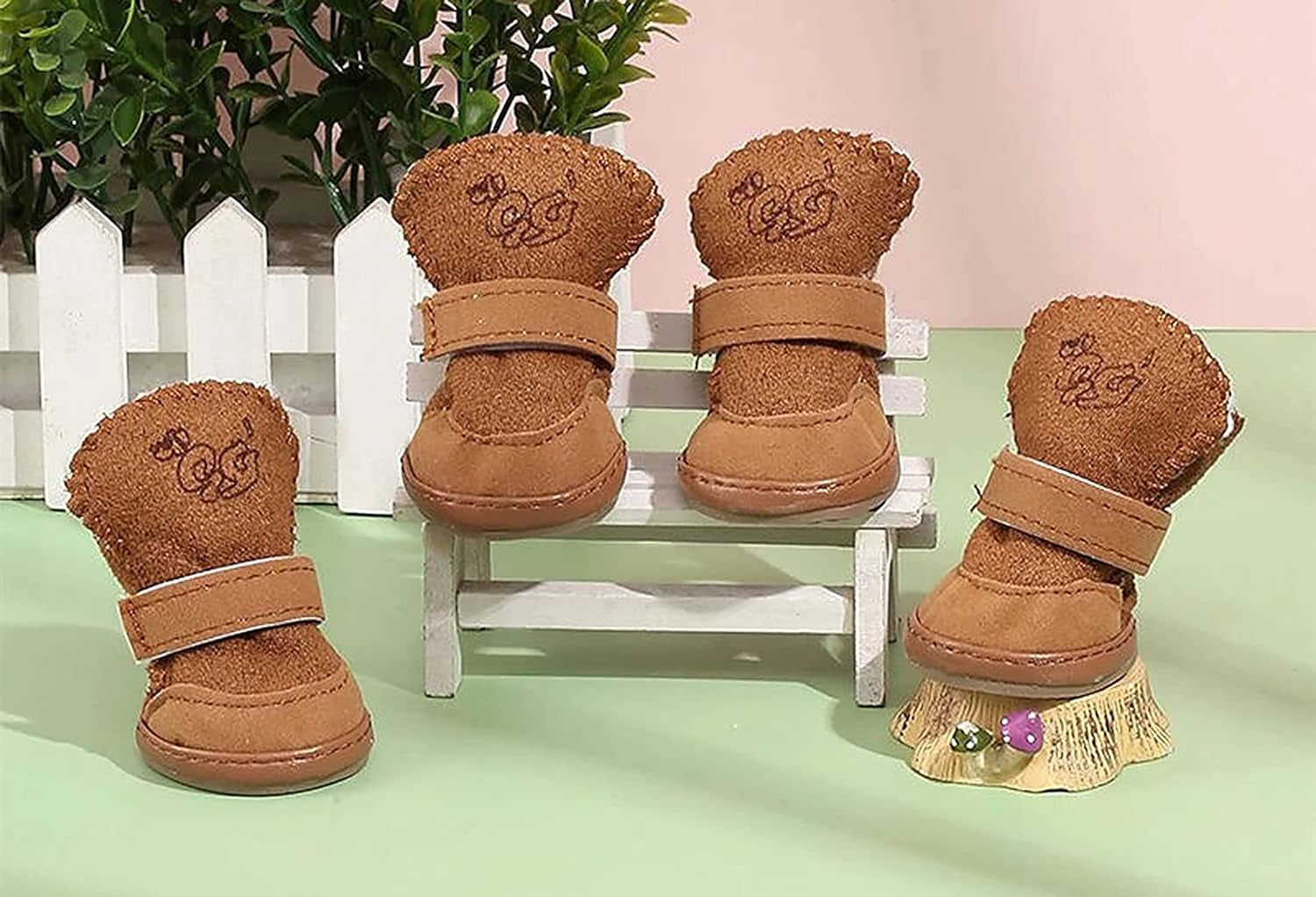 "Adorable Winter Boots for Small Dogs and Cats - Keep Your Pets Cozy and Stylish in the Snow!"