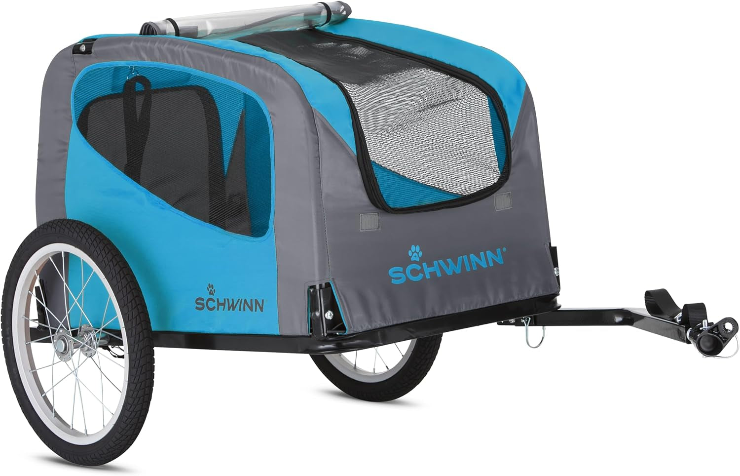 "Rascal Bike Dog Trailer: The Perfect Ride for Your Furry Friend! Easy Folding, Quick Release Wheel, and Washable Non-Slip Lining Included!"