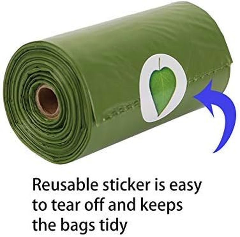 "Earth-Friendly Pet Waste Bags - Biodegradable and Compostable Dog Poop Bags for Happy Pets! Leak-Proof and Convenient - 150 Bags/10 Rolls"