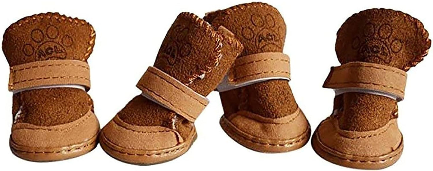 "Adorable Winter Boots for Small Dogs and Cats - Keep Your Pets Cozy and Stylish in the Snow!"