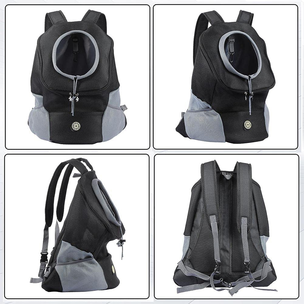 "Adventurer's Delight: Compact Dog Backpack with Breathable Design and Padded Comfort - Perfect for Outdoor Travel and Hiking with Your Small Furry Friend!"